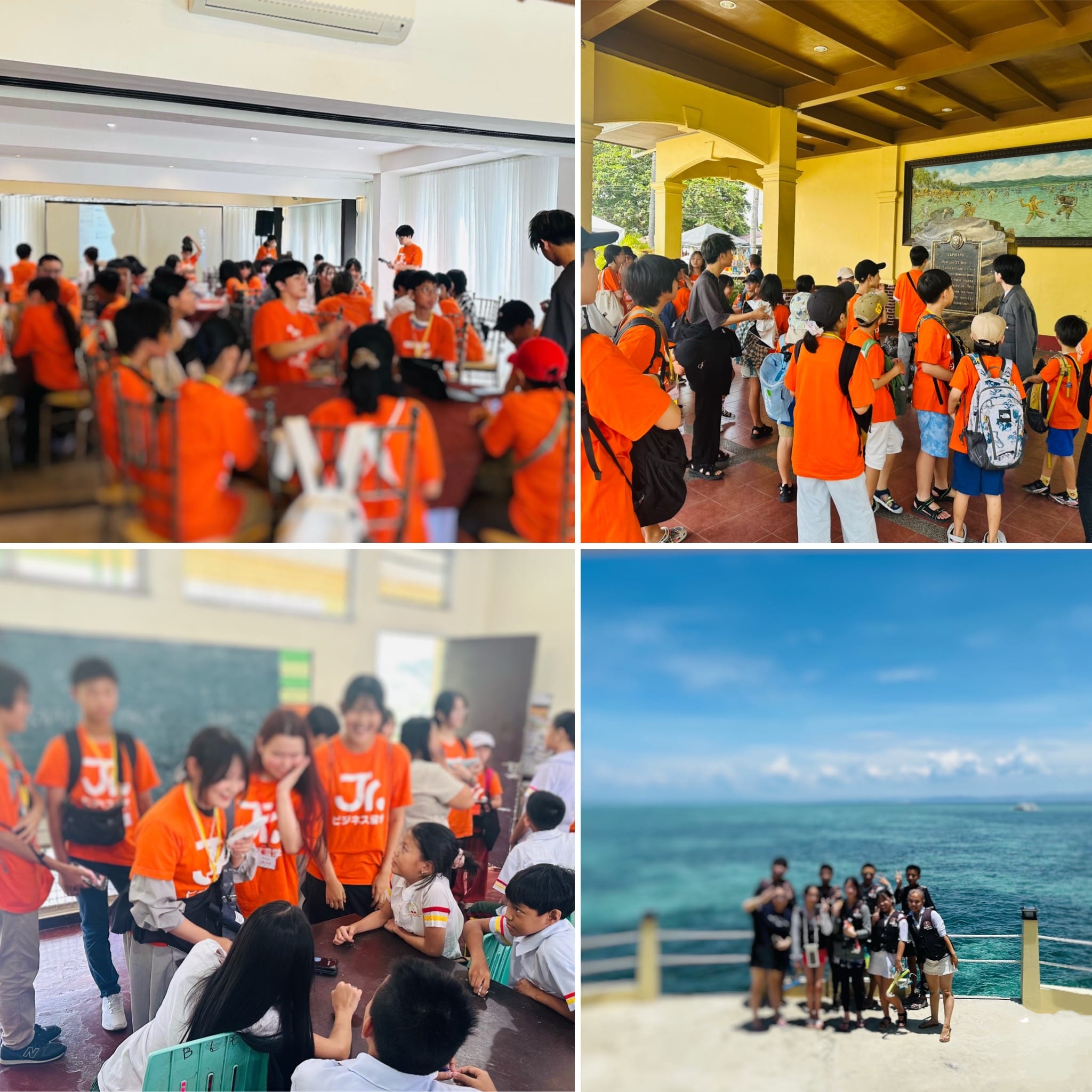 「ジュニアビジネス留学サマーキャンプ2025」の様子