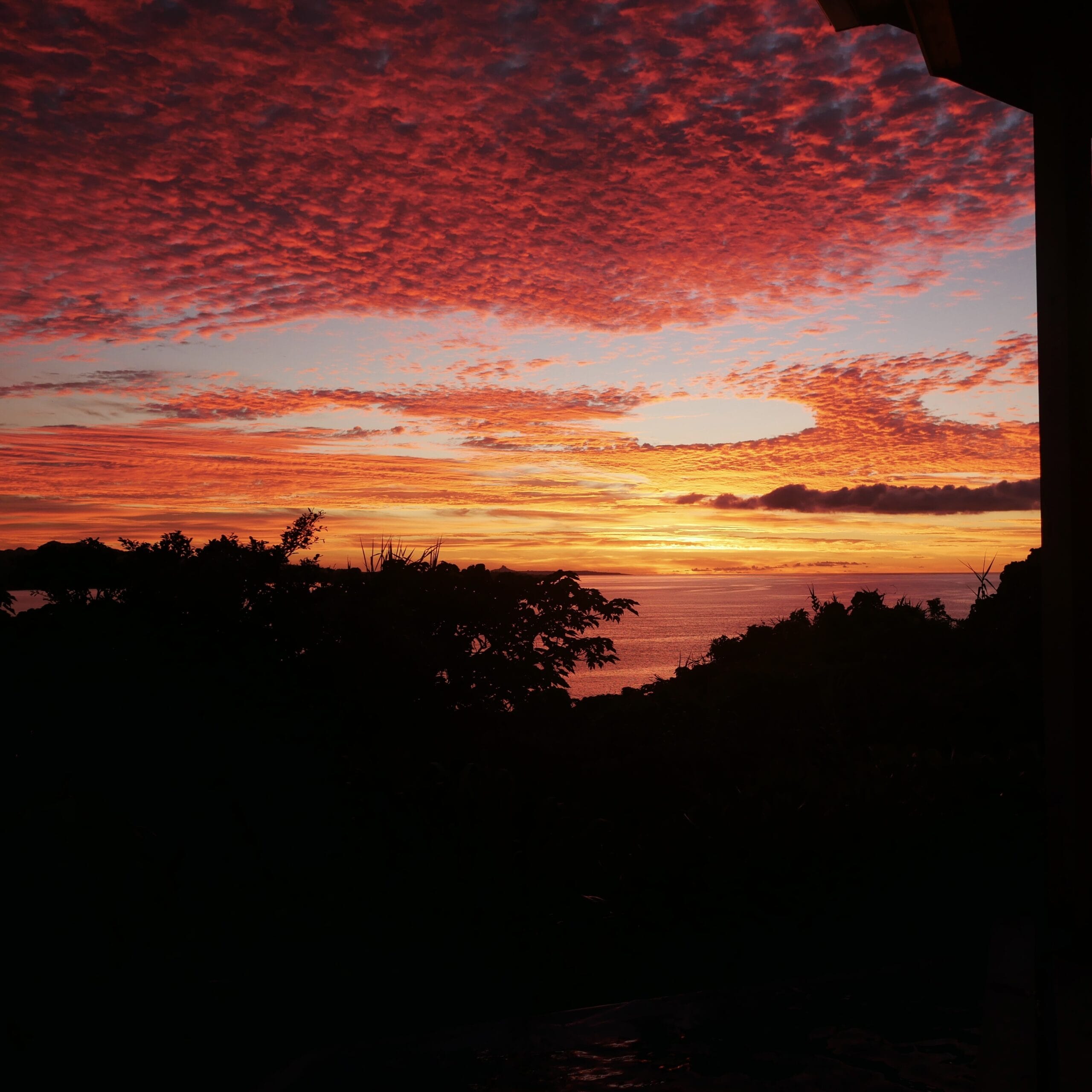 古宇利島　夕日　沖縄