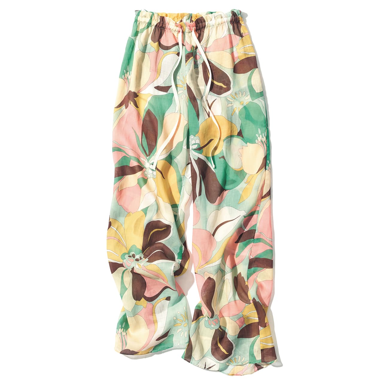 ZARAの派手プリントパンツ