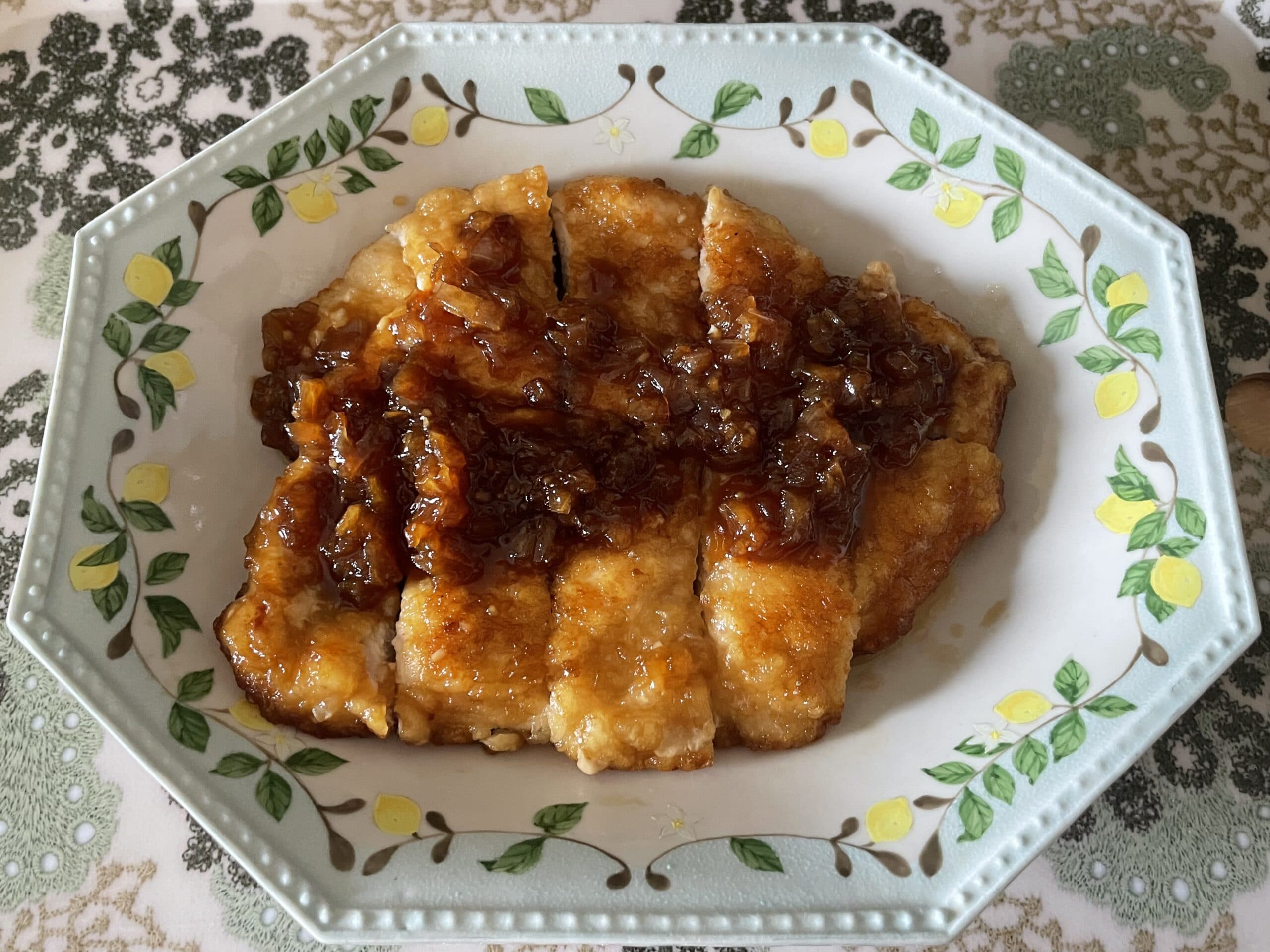 ぐっち夫婦のレシピ「チキンソテー　オイスター照り焼きソース」を40代主婦が作ってみた写真【その2】