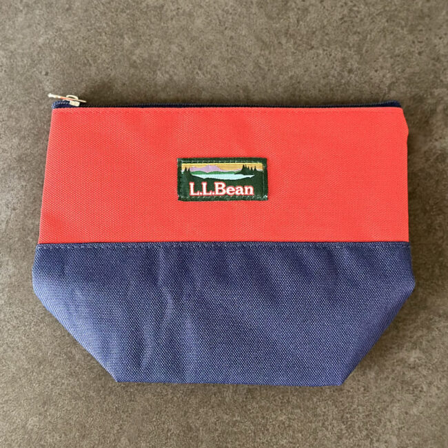 LEE10月号 付録L.L.Bean バイカラーポーチ