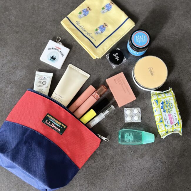 LEE10月号 付録L.L.Bean バイカラーポーチ