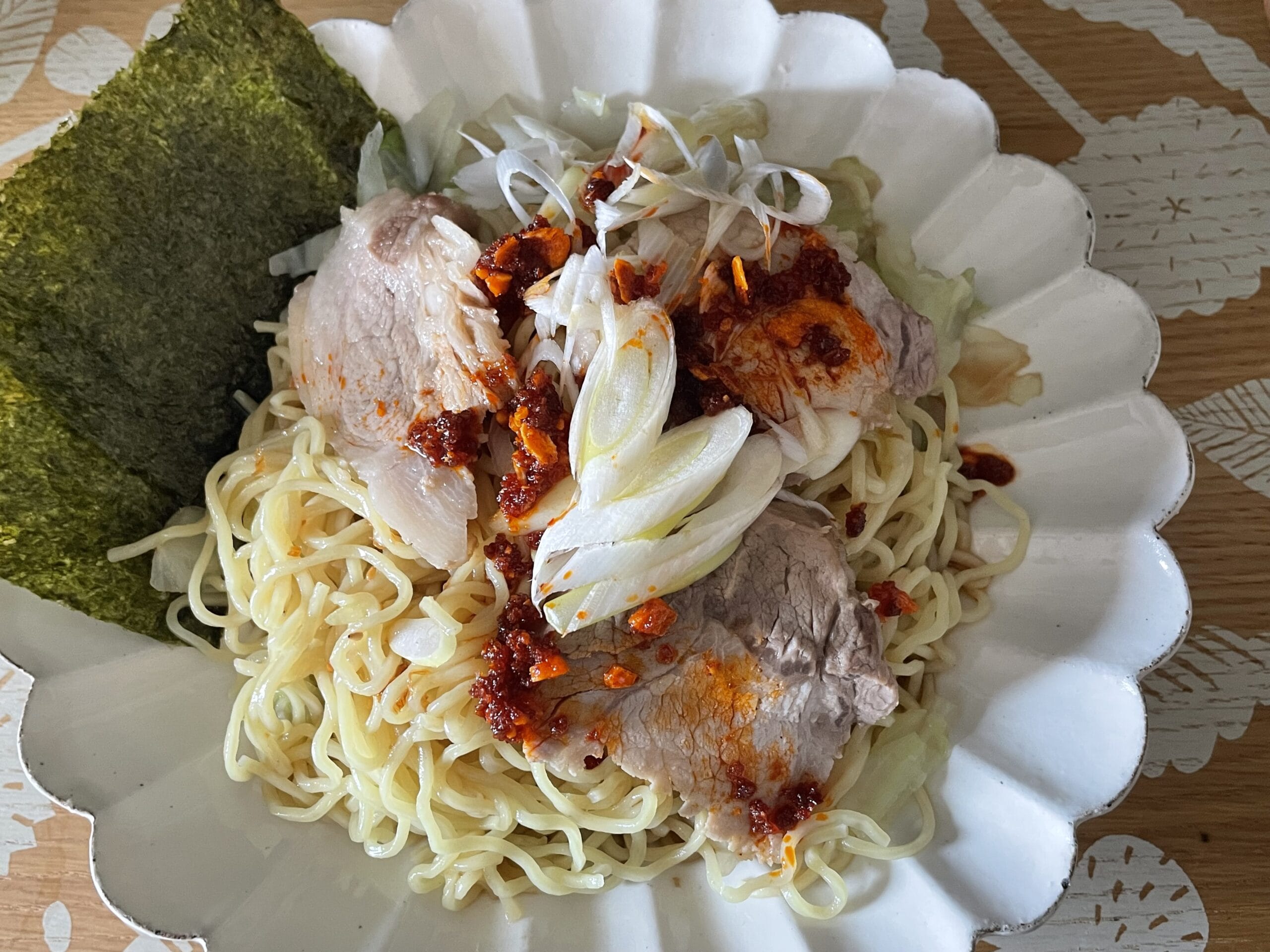 きじまりゅうたさんのレシピ「簡単煮豚の油そば」を40代主婦が作ってみた写真