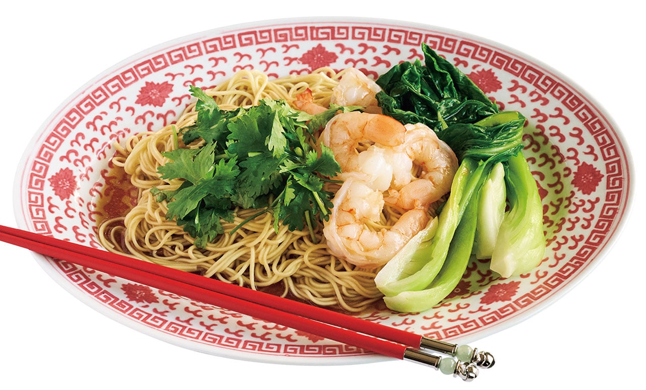 香港で食べた思い出の料理を乾麺で再現！「エビ和え麺」レシピ／近藤幸子さん