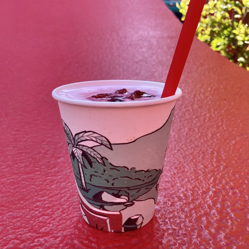 オマーン館「ローズヨーグルトスムージー」