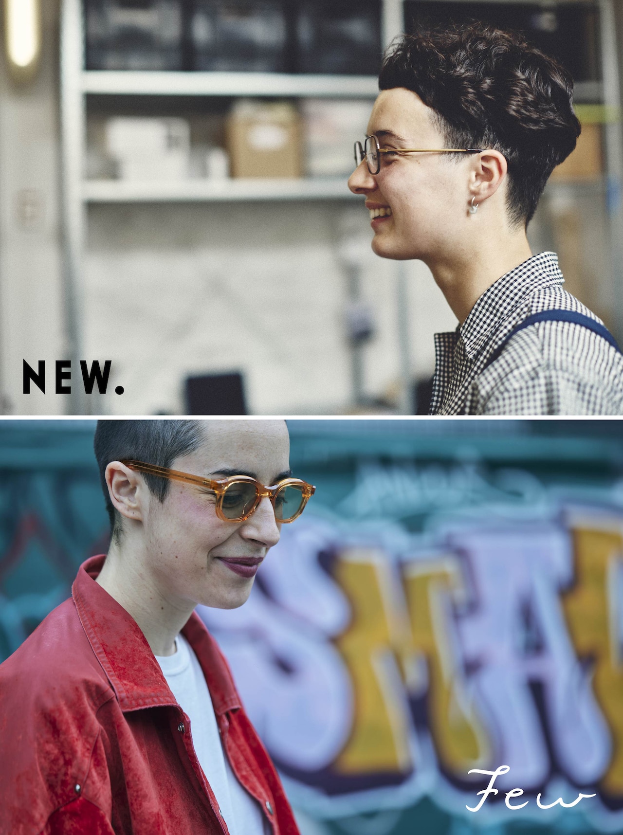 ニュー／フュー　アイウェアのビジュアル