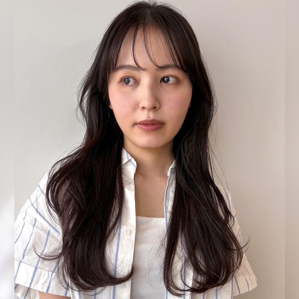 柔らかなカールで親しみニュアンスをプラス【大人のゆるやか曲線ロング】アザーカット0Ⅱ