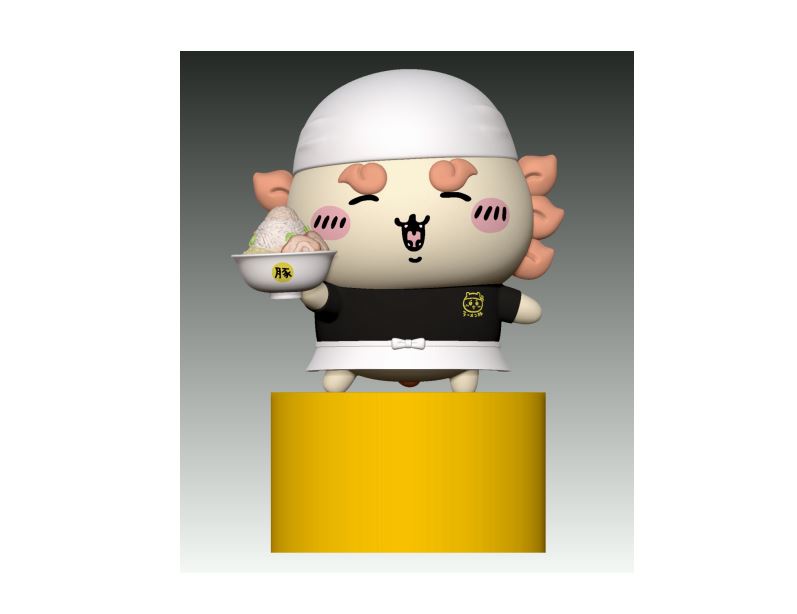 ちいかわラーメン豚のシーサー