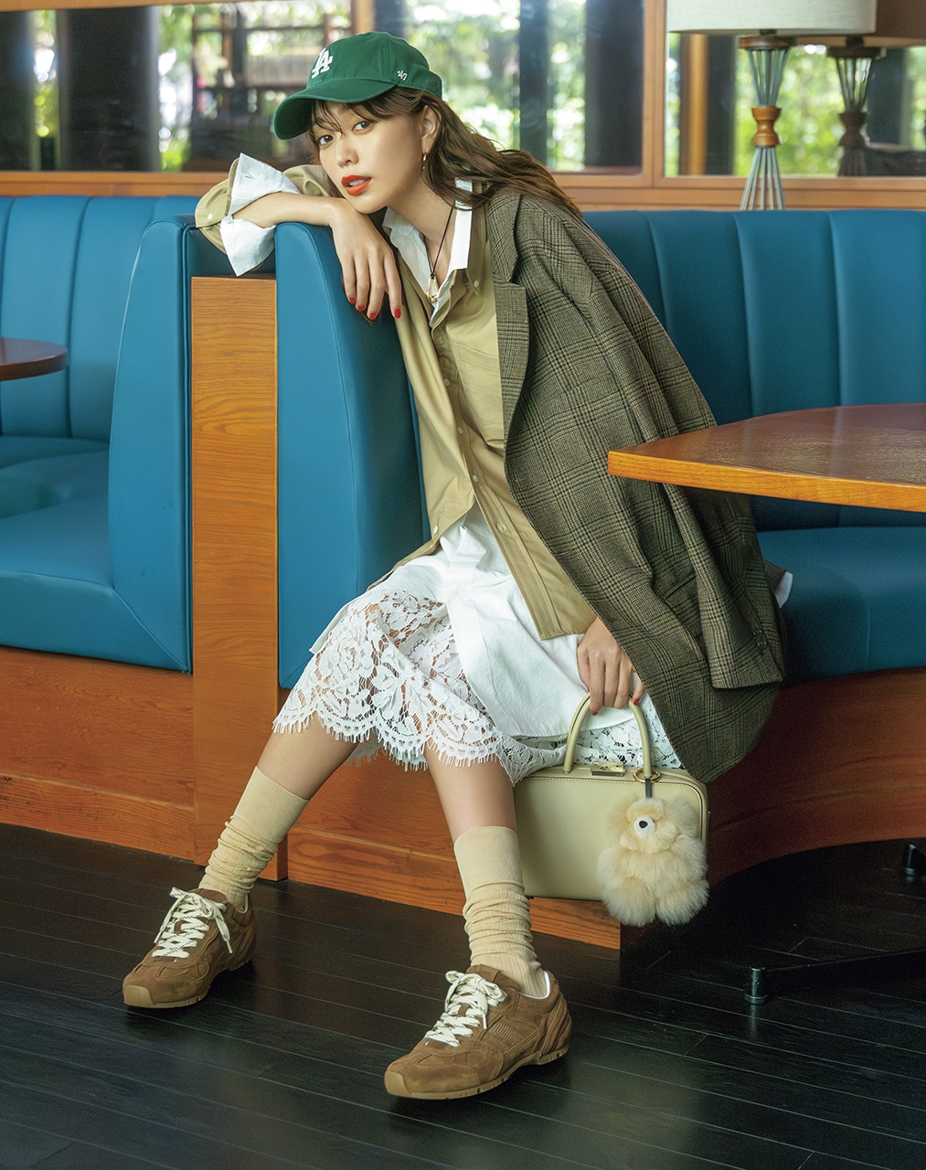 蛯原友里さん　靴￥38500／プラージュ 代官山店（アロハス）のコーデ