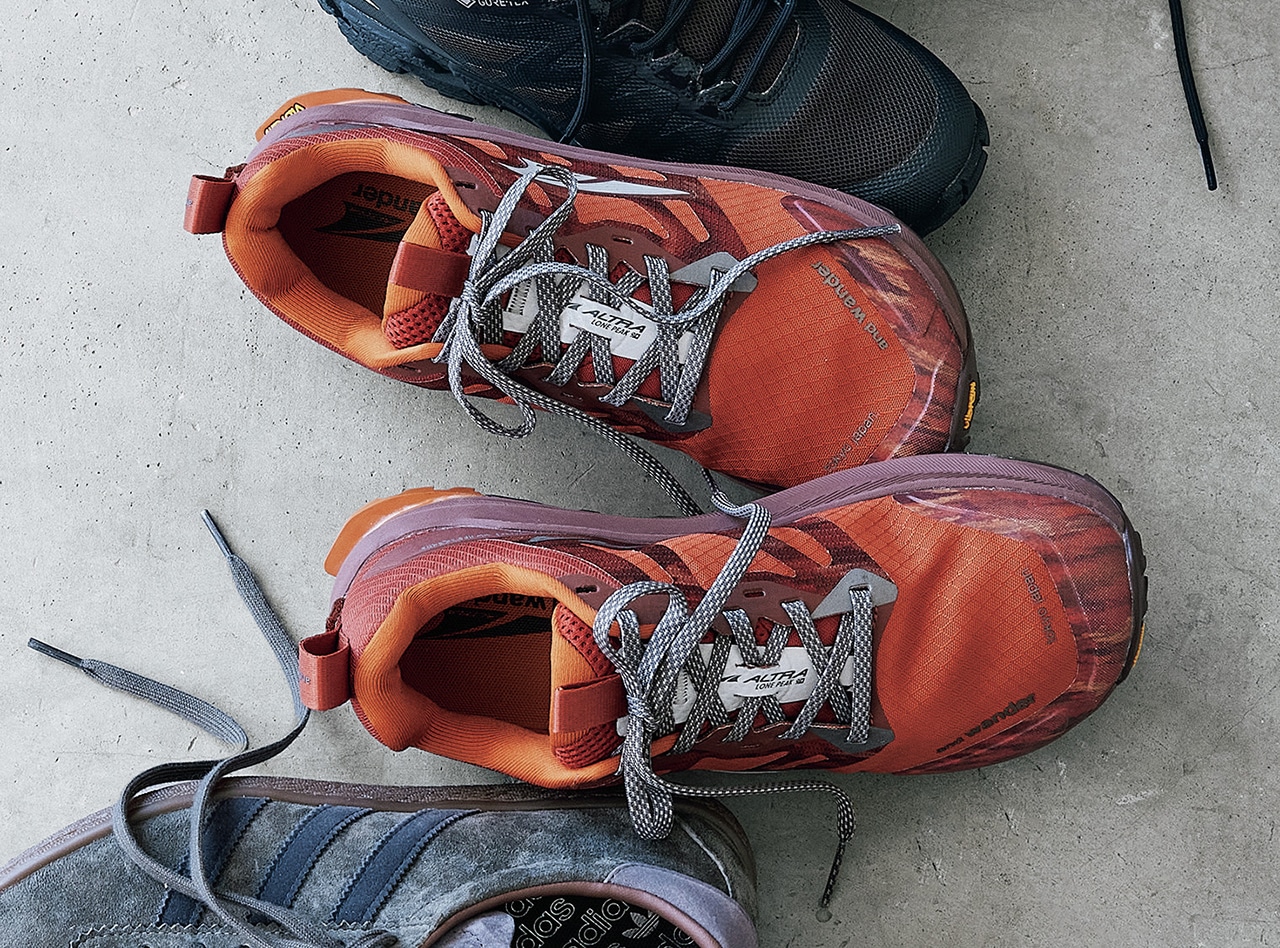 
【Lone Peak 9＋】￥33000／アンドワンダー（Altra × and wander）　