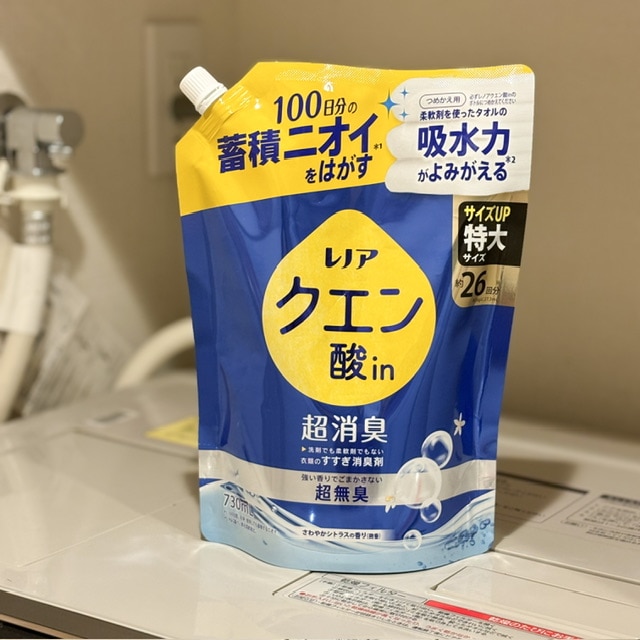 【レノア】クエン酸in超消臭の特大サイズの写真