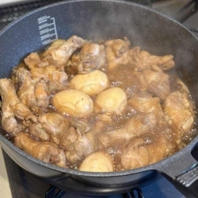 コウケンテツさんレシピ「手羽元の韓国風しょうゆ煮」