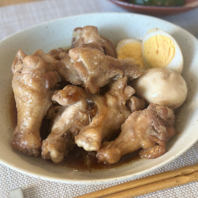 コウケンテツさんレシピ「手羽元の韓国風しょうゆ煮」