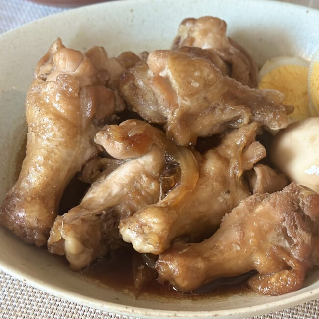 コウケンテツさんレシピ「手羽元の韓国風しょうゆ煮」