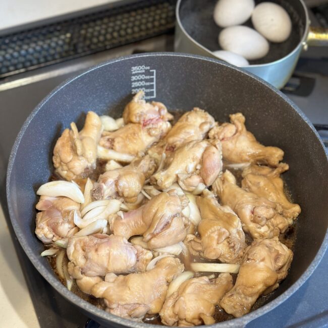 コウケンテツさんレシピ「手羽元の韓国風しょうゆ煮」