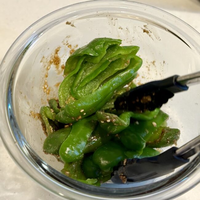 コウケンテツさんのピーマンのゆでナムル