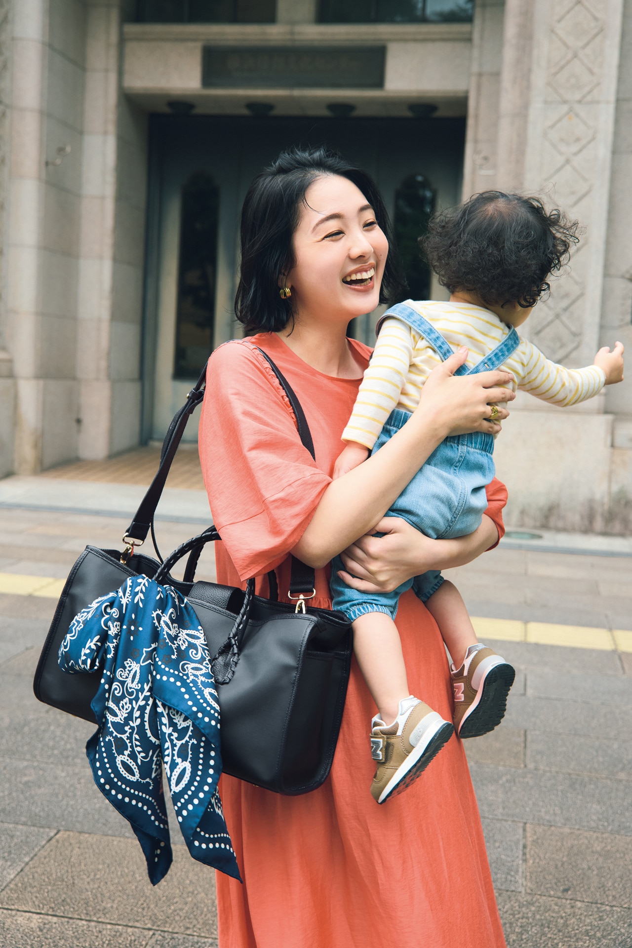 高橋夏果さんの12closet(トゥエルブクローゼット)【撥水】【高橋夏果さんコラボ】ハピネスワークバッグのコーデ