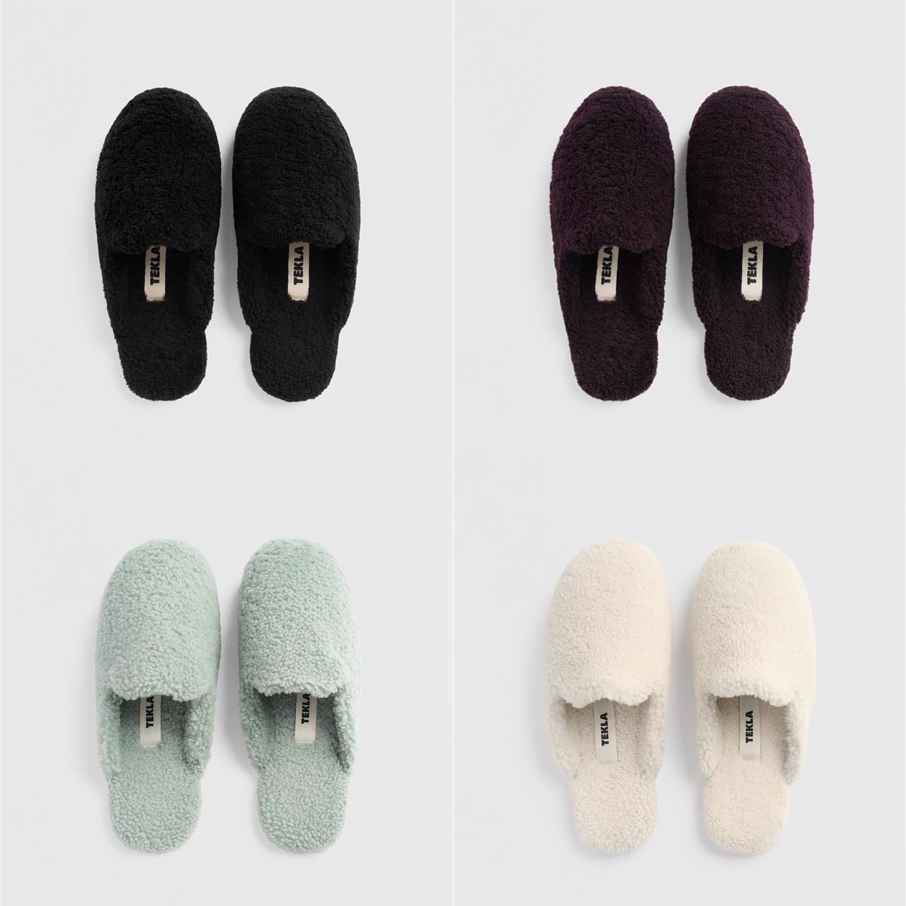 TEKLAのスリッパ　カラーバリエーション