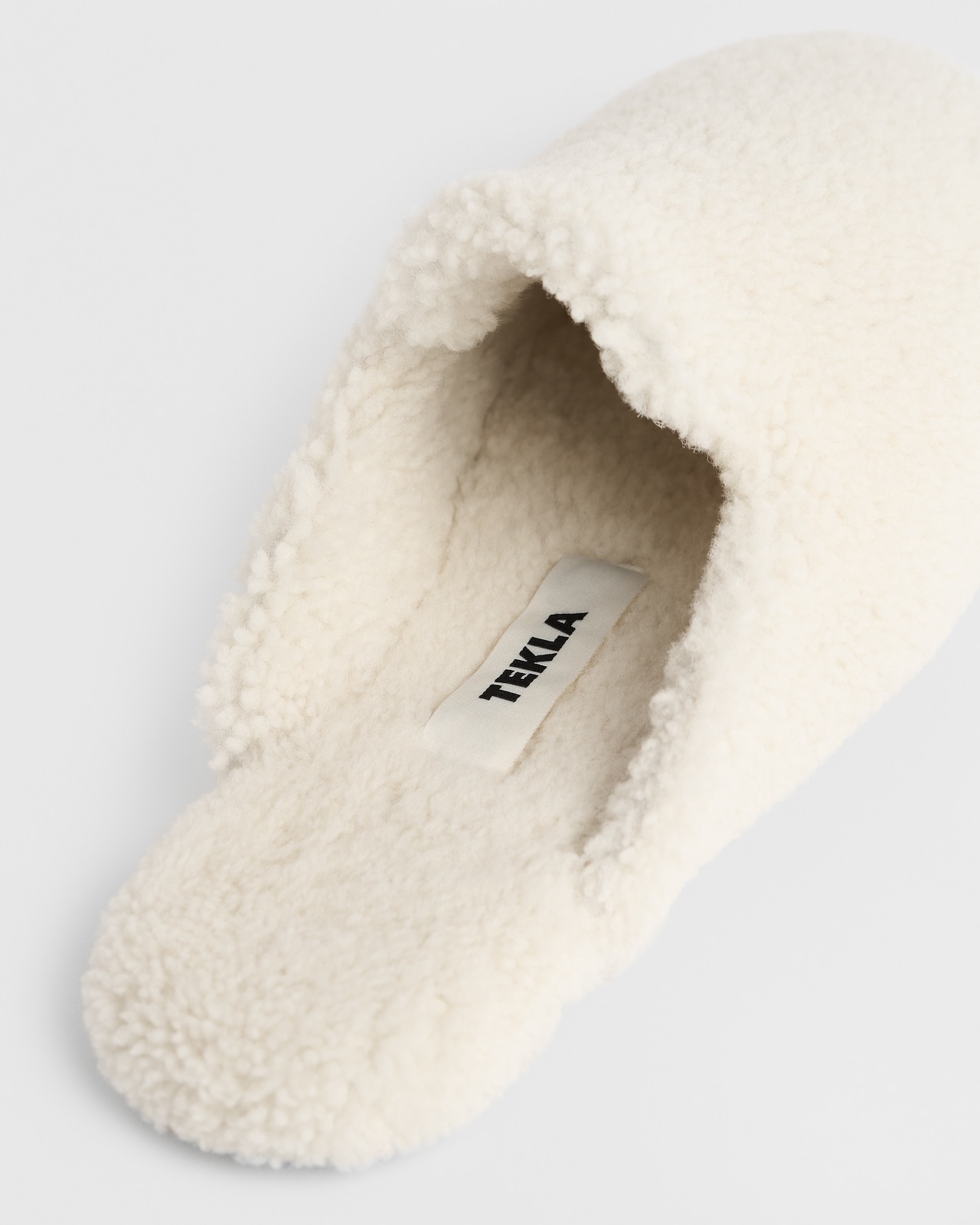 TEKLAスリッパのディティール