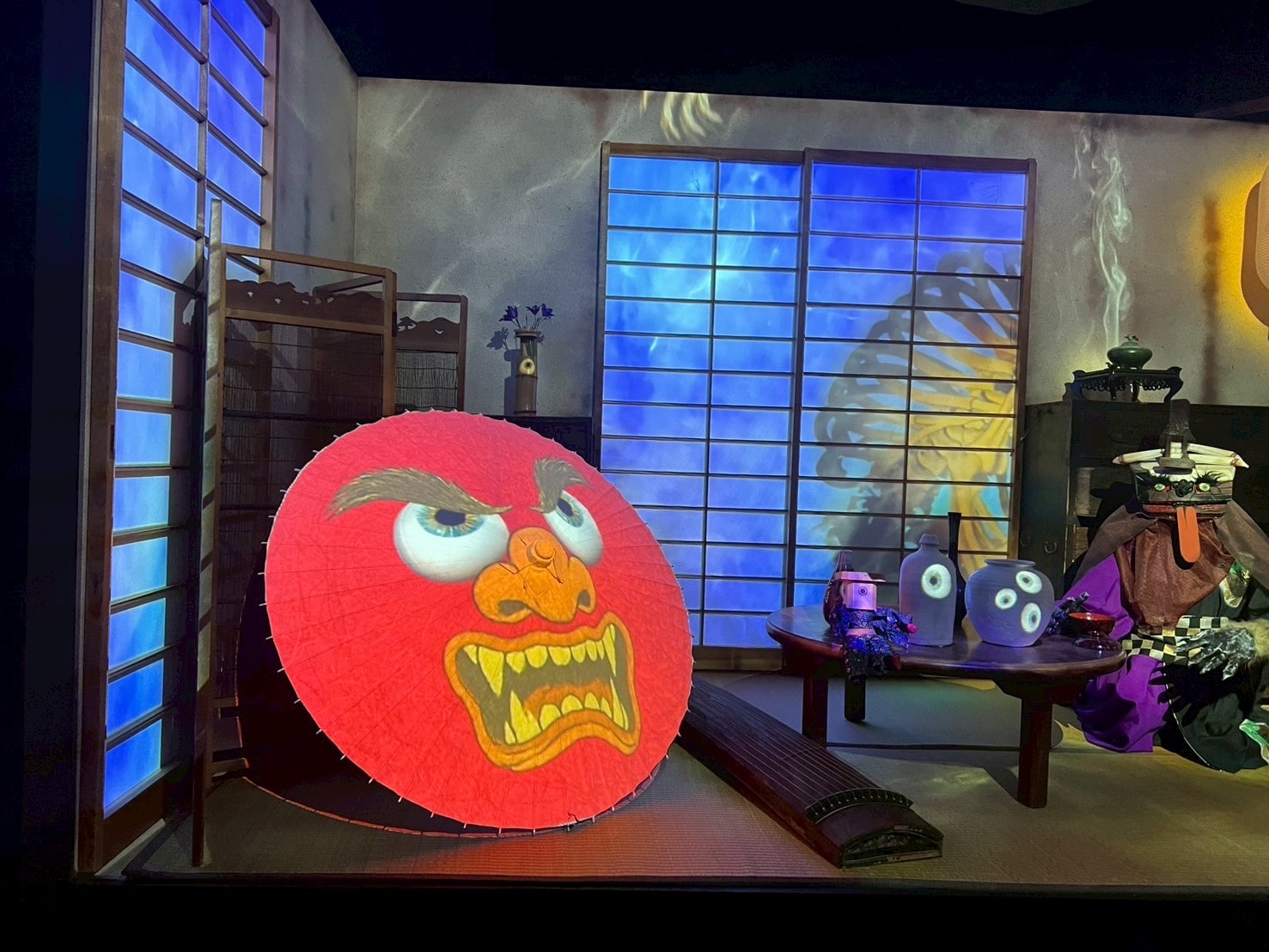 動き出す妖怪展　名古屋　プロジェクションマッピング