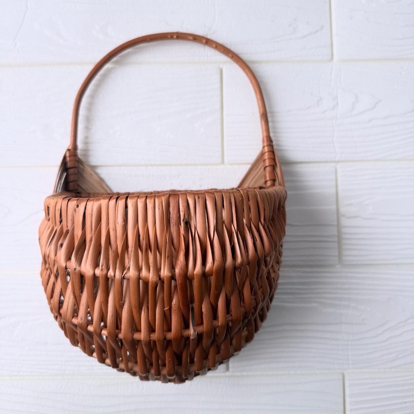 ウィロー 壁掛けバスケット