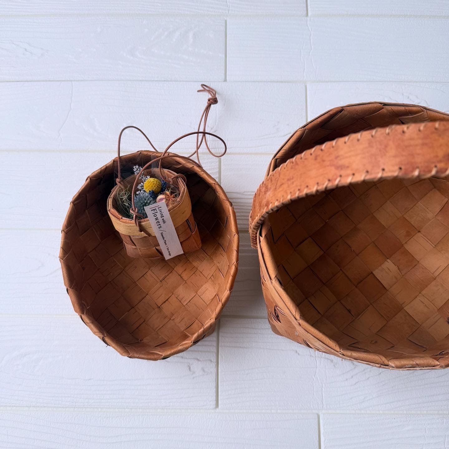 ブロール 白樺カゴ