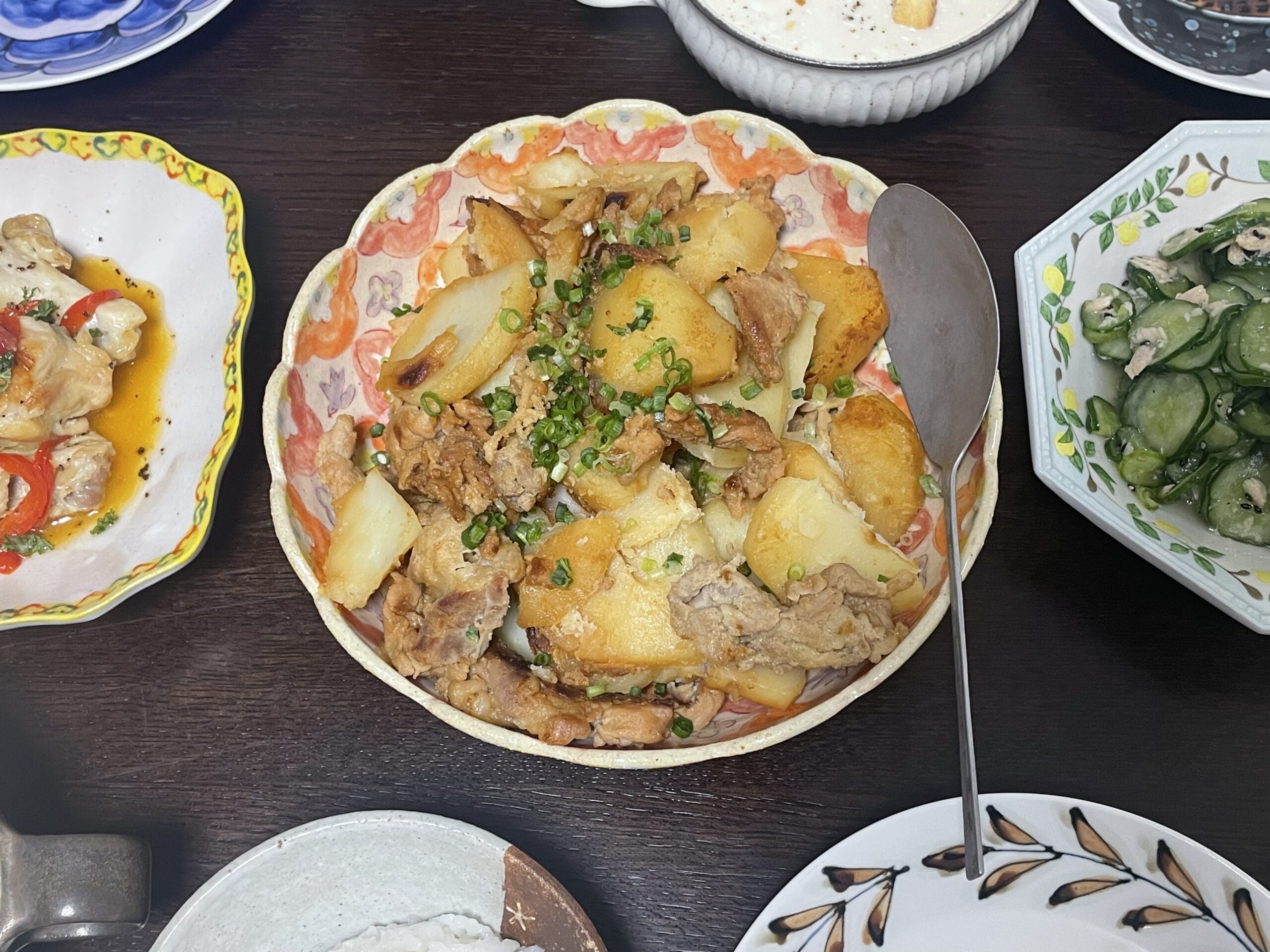 市瀬悦子さんのレシピ「鶏肉とじゃがいものごまみそ炒め」を豚肉に置き換えて40代主婦が作ってみた写真