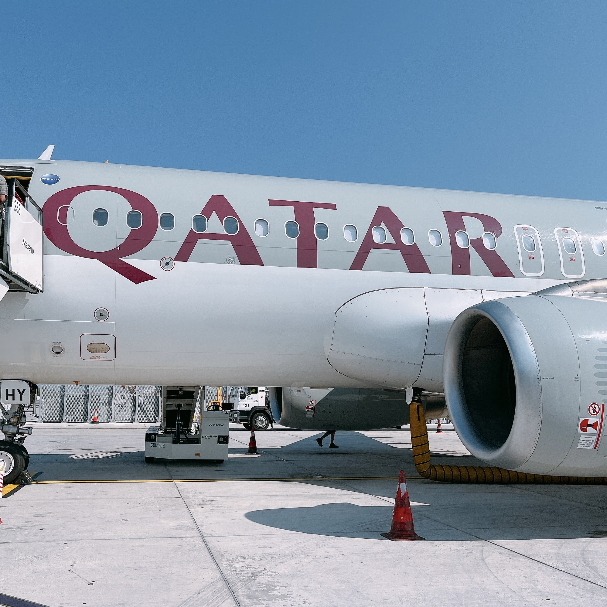 カタール航空　飛行機