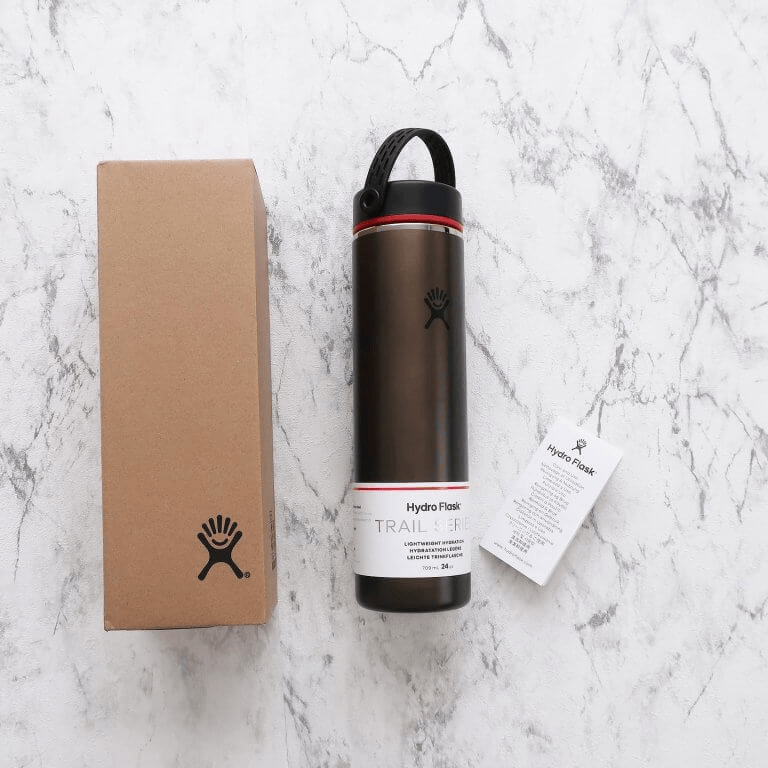 Hydro Flask「TRAIL SERIES 24 oz Lightweight Wide Mouth」本体と箱