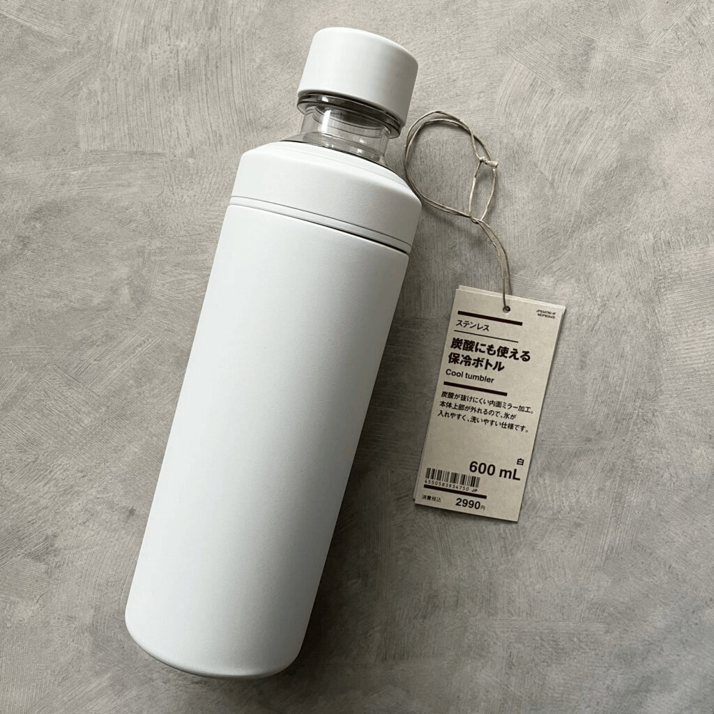 無印良品「ステンレス 炭酸にも使える保冷ボトル」本体