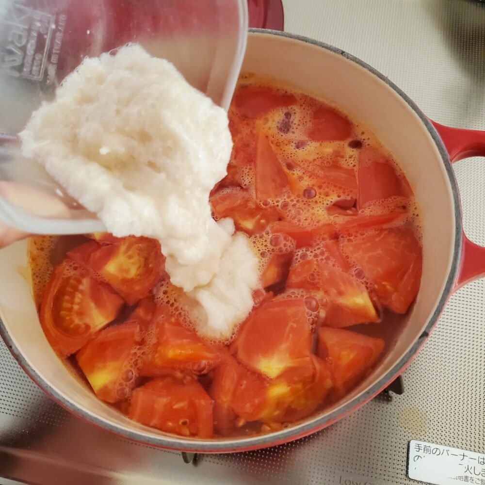 LEEレシピ「トマトと長いものスープ」／ウー・ウェンさん