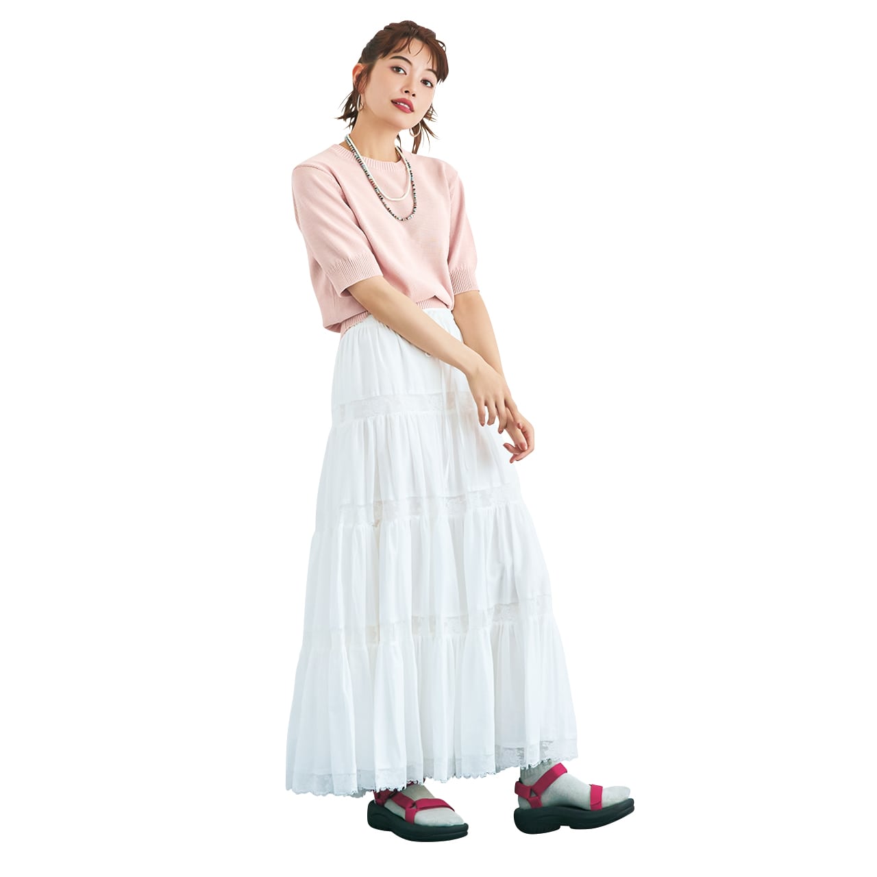 大好きだったコーデにも、そろそろ飽きてきて、なんだか物足りない… 垣内彩未さん