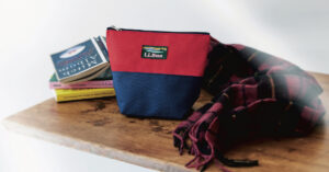 LEE 10月号　特別付録　L.L.Bean バイカラーポーチ