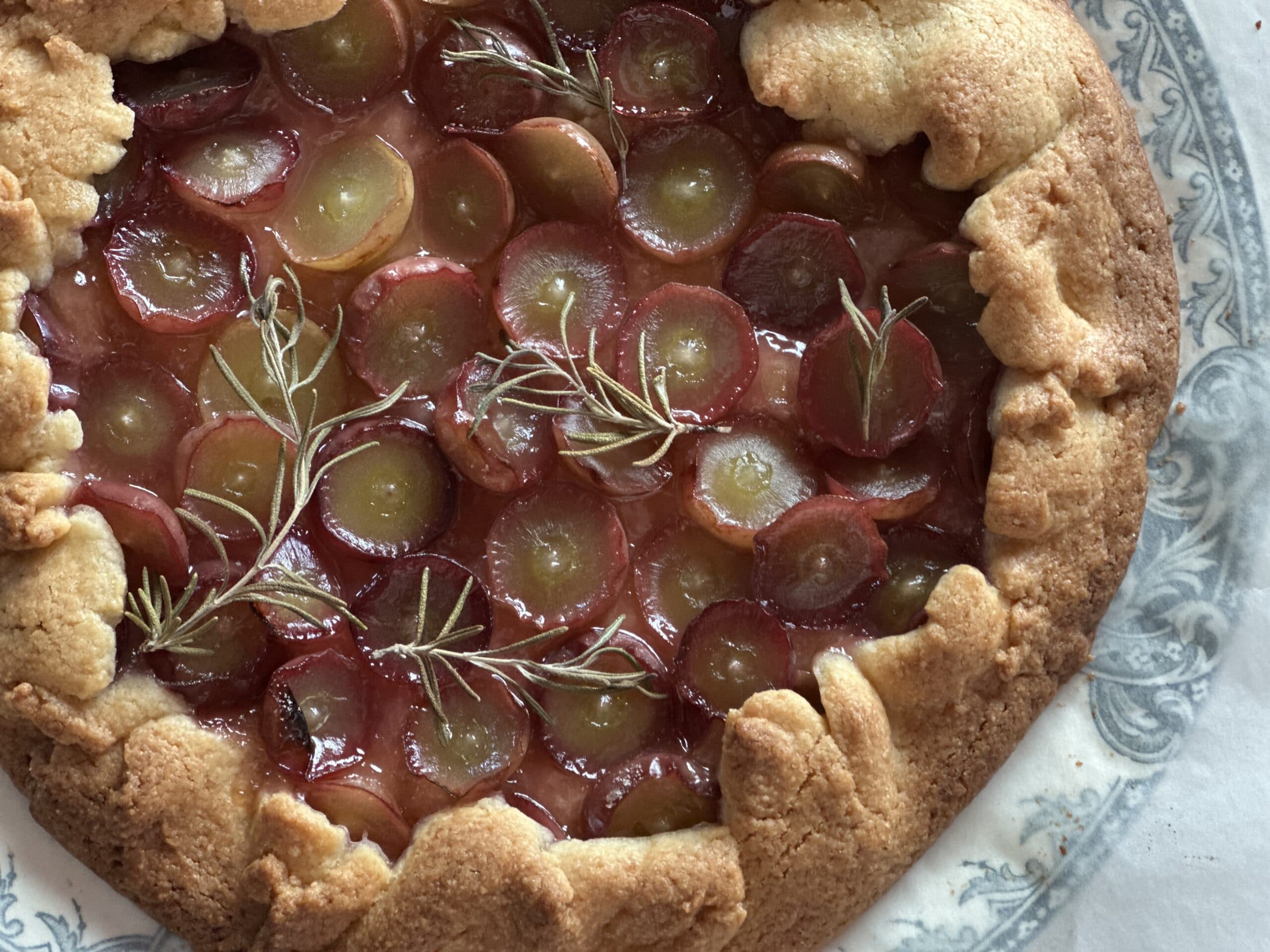 ぶどうのガレット　簡単おやつ　果物のお菓子