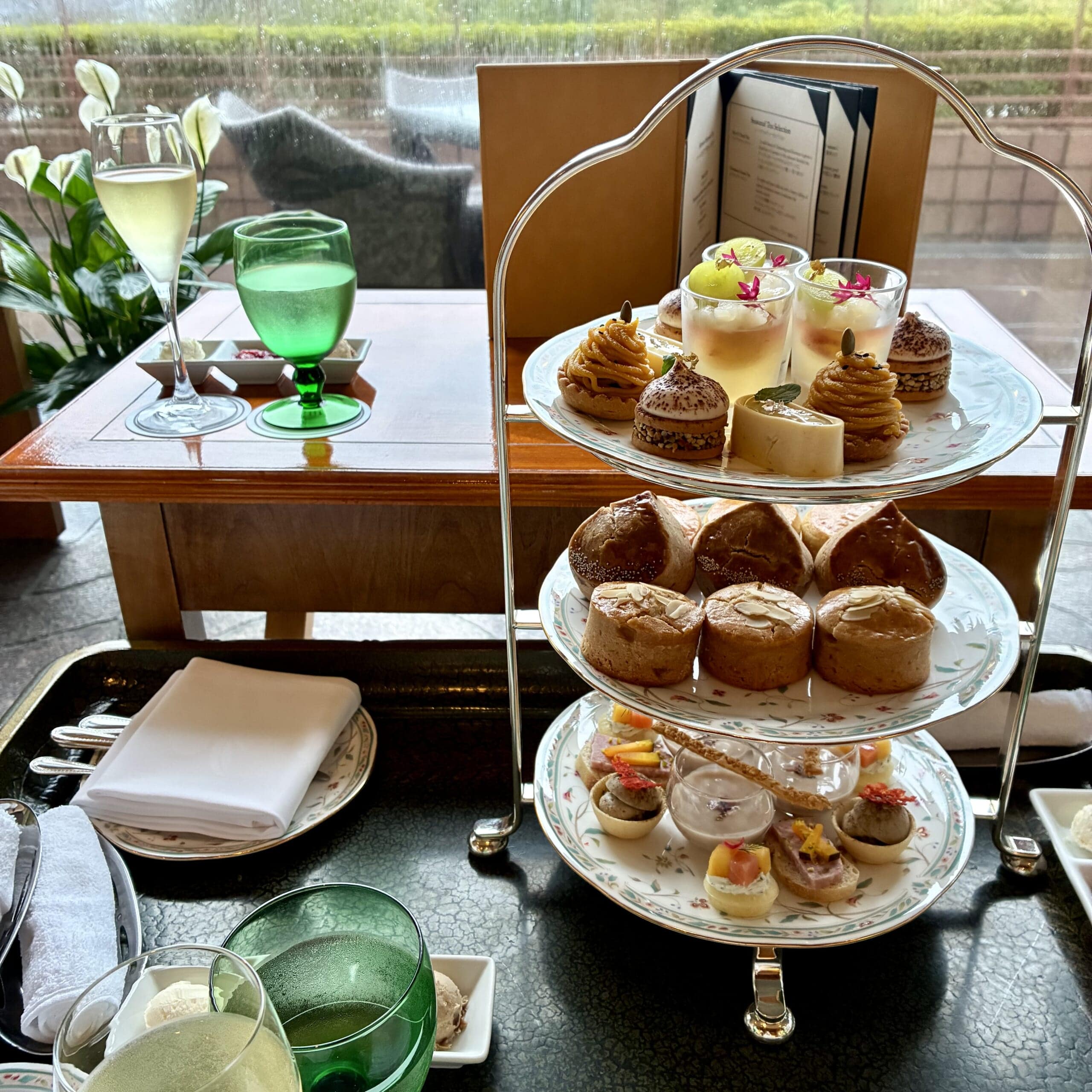 椿山荘　アフタヌーンティー