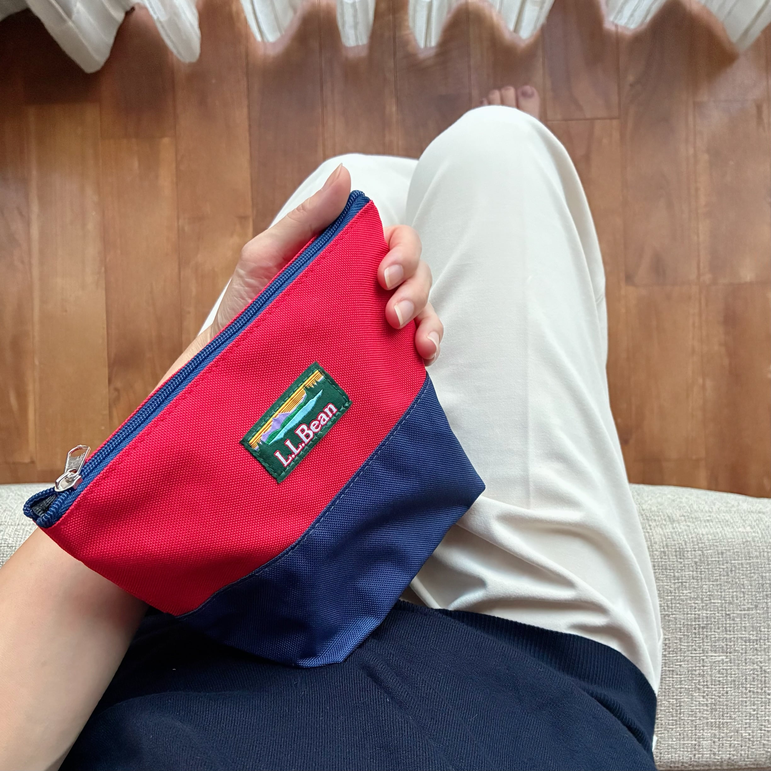 バイカラー　ポーチ　エルエルビーン　L.L.Bean　雑誌付録　10月号