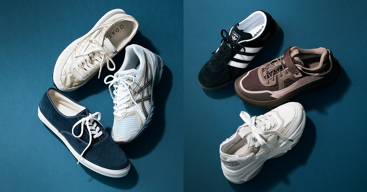 おしゃれプロのネクストスニーカー
デイト　アシックス　アディダス　テバ