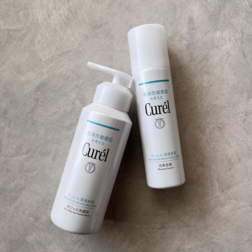 キュレル新作】泡ジェル洗顔＆泡美容液で炭酸スキンケアを始めました
