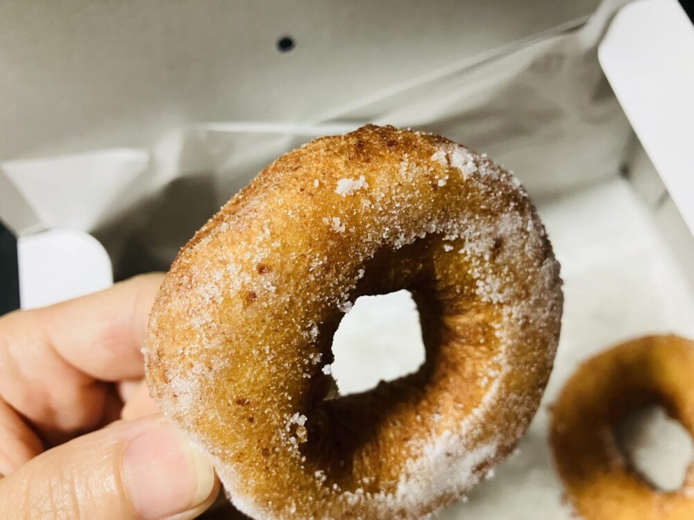 青森、湧水亭の卯の花ドーナツ