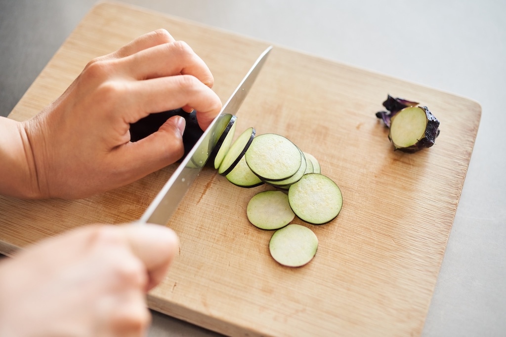 榎本美沙さん　なすとみょうがのナムル