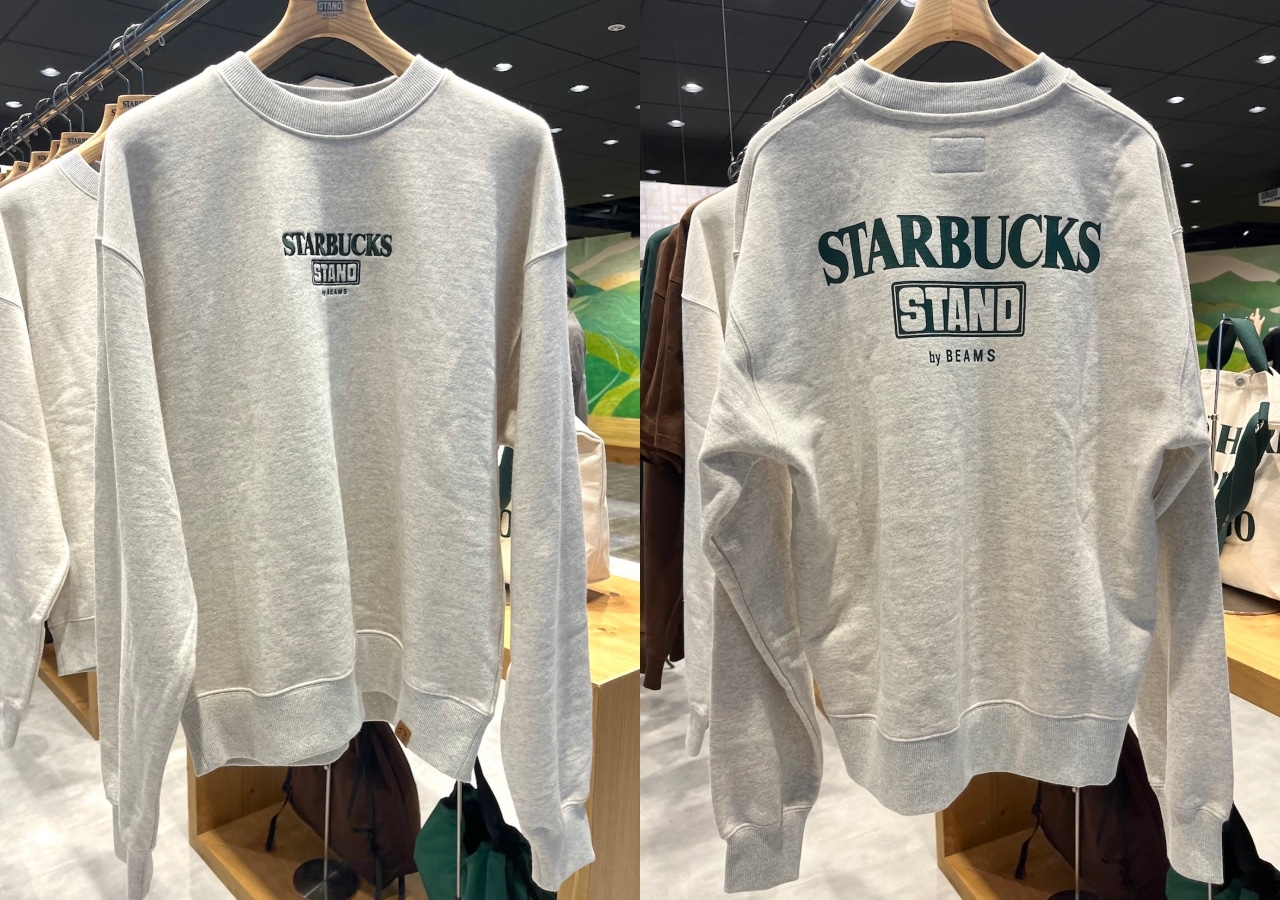 STARBUCKS STAND by BEAMSのクルースウェット