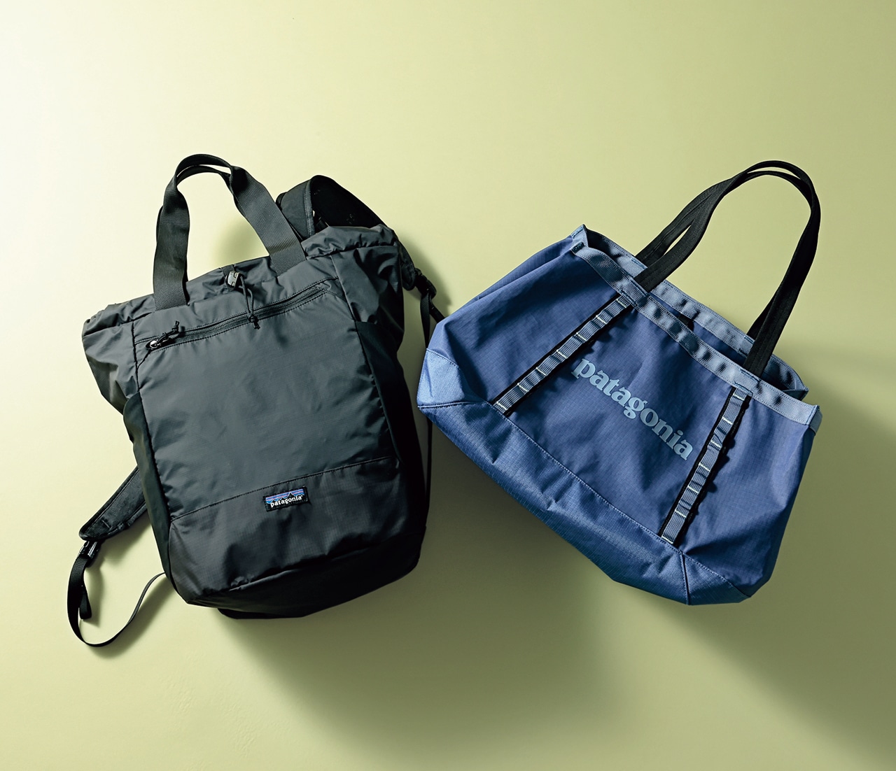 patagonia（パタゴニア）【洗える】Black Hole Tote 25Lとpatagonia（パタゴニア）【洗える】【撥水】【パッカブル】Terravia Tote Pack