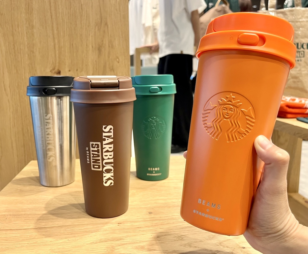 【新品未開封】スターバックス STAND by ビームスグリーン XL S/S STARBUCKS STAND by BEAMS 2Way ナップサック グリーン|グッズ