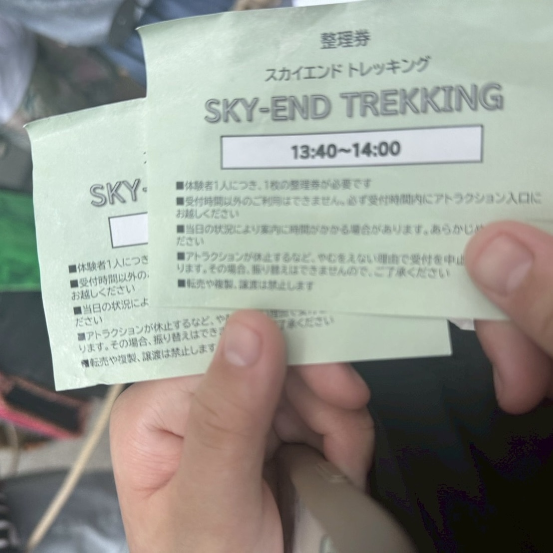 ジャングリア沖縄　スポーツアトラクション　スカイエンドトレッキング