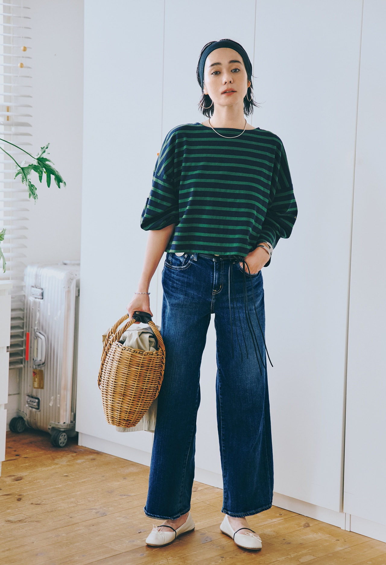 竹下玲奈さんのRED CARD TOKYO（レッドカード トーキョー）【洗える】35th Anniv. Wideのコーデ