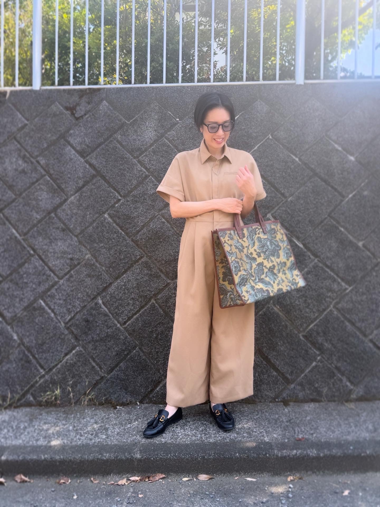 タグ付き新品未使用　A VACATION TANK PACK ベージュ A VACATION（アヴァケーション）の「【A VACATION】メッシュ