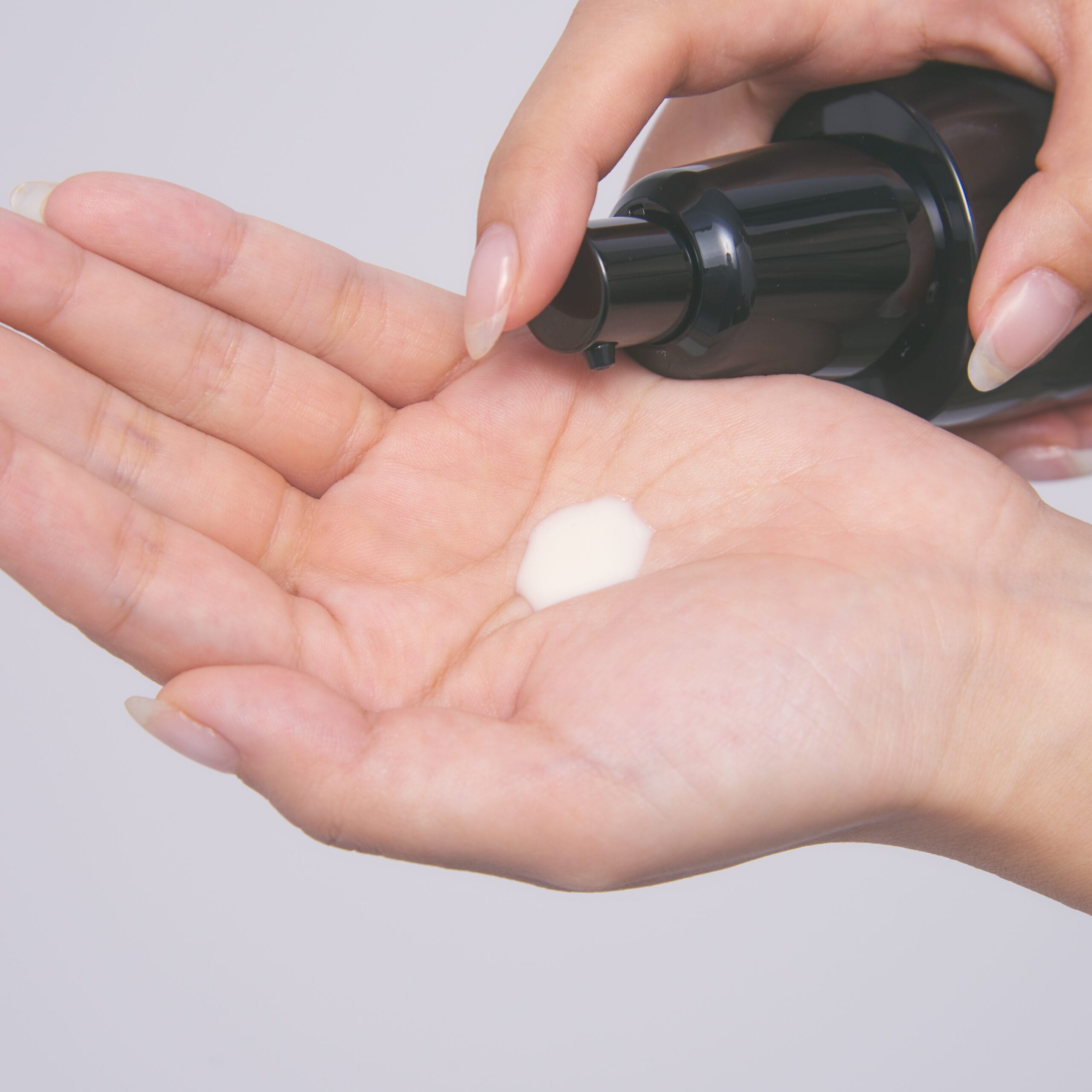 B.A ミルクのテクスチャー。