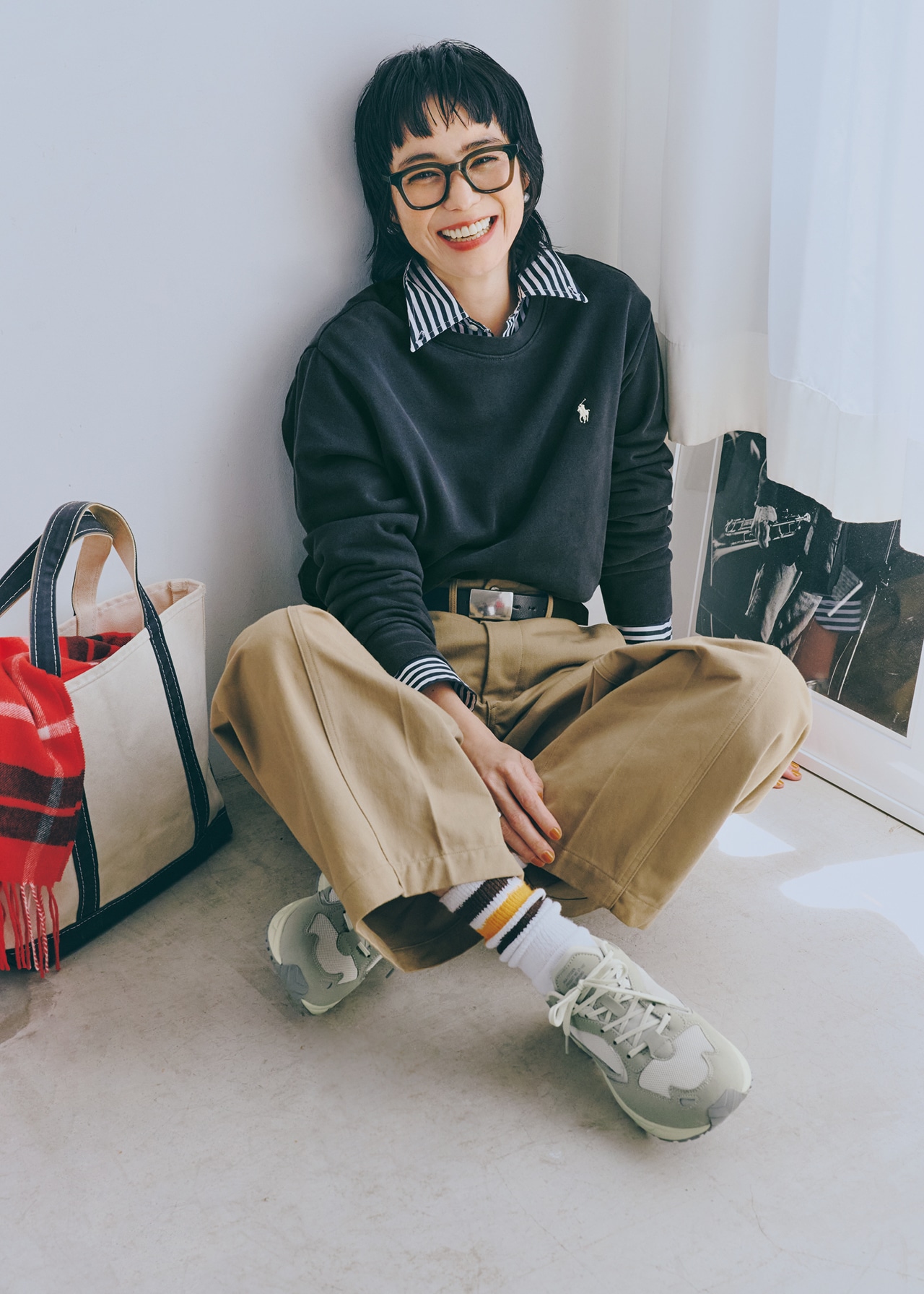 竹下玲奈さんの810s（エイトテンス）ET002 STUDENのコーデ