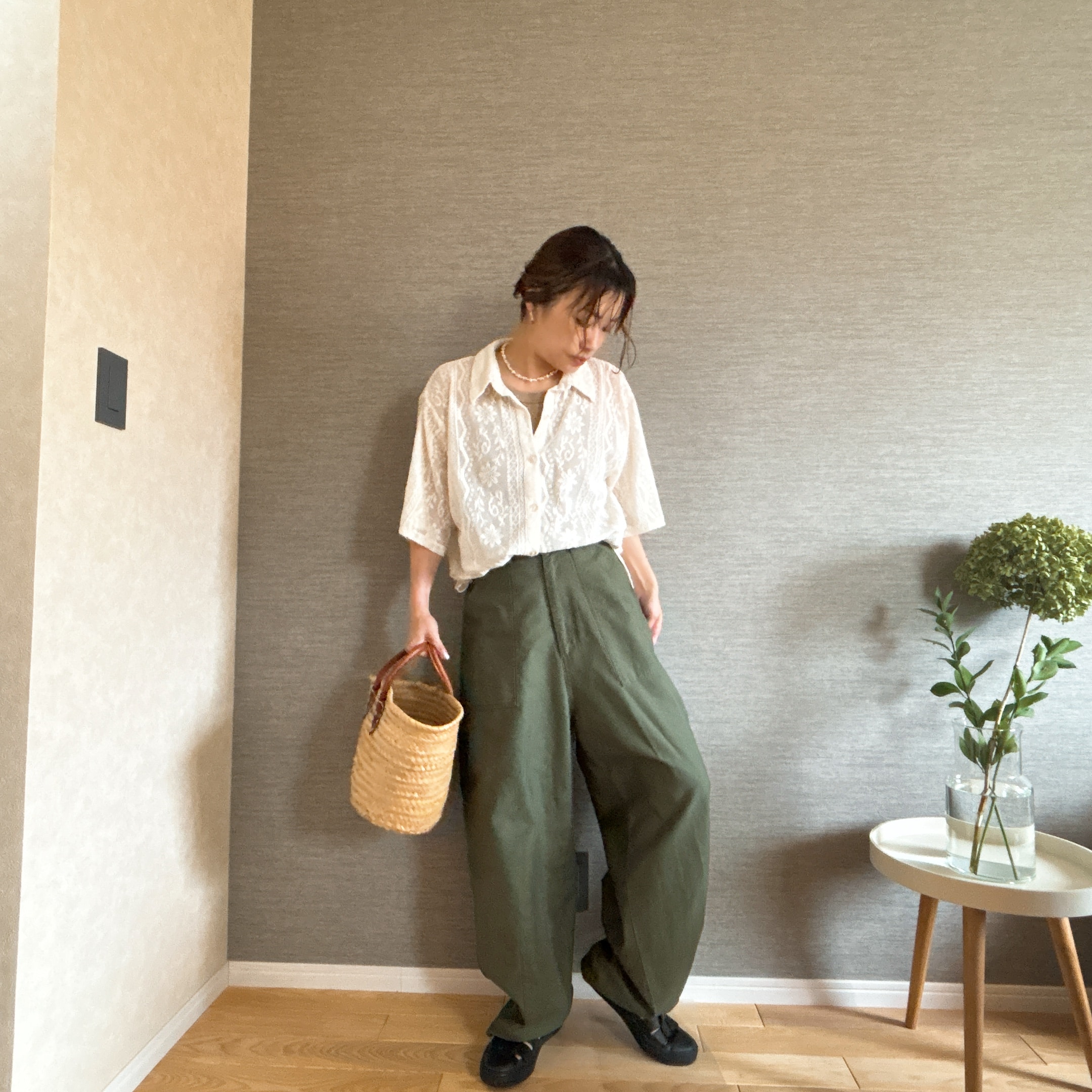 専用 新品 12closet 石上美津江さん 洗える カーヴィパンツ36ホワイト 専用 新品 12closet 石上美津江さん 洗える カーヴィパンツ36