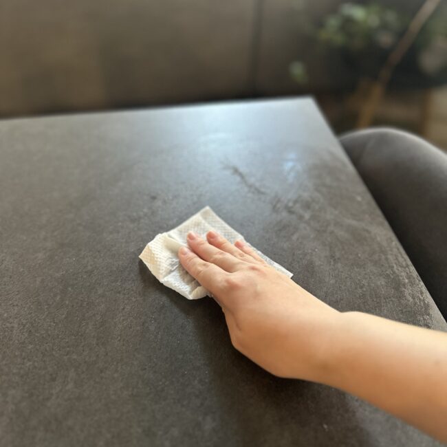 ニトリの「ぬれると除菌するペーパータオル」